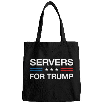 Discover Servers For Trump 2024 Funny Election Waiter Waitress Server Bags
