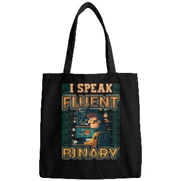 Discover I Speak Fluent Binary Code Programmer 1 Bags
