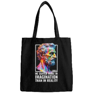 Discover Seneca Quote Stoicism Student Modern Stoic Philosopher Bags