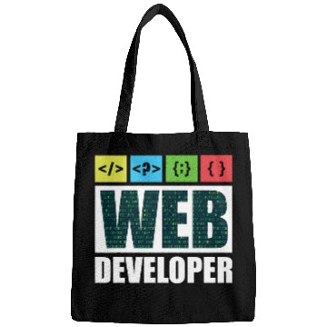 Discover Web Developer Coding Ninja Programmer HTML CSS JavaScript Bags