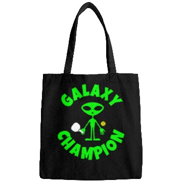 Discover Funny Alien Pickleball Player Bags