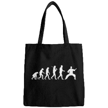 Discover Funny Evolution Of Man Taekwondo Karate Bags