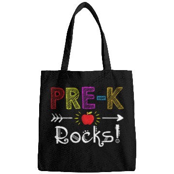 Discover PreK Rocks Teacher Student Funny Back To School Bags