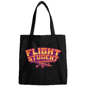 Discover Flight Student Retro Student Pilot Aviation Training Aviator Bags