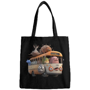 Discover Funny Cute Animal Student School Bus Lover Squad Bags