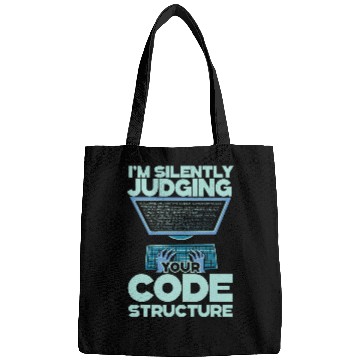 Discover Im Silently Judging Your Code Structure Game Engineer Bags