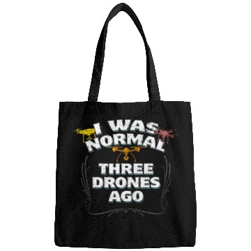 Discover Quadcopter FPV Drone Pilot RC Pilot Funny vintages Distressed Bags