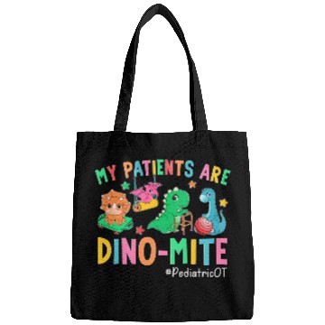 Discover Pediatric Occupational Therapy OT Assistant Cute Dinosaur Bags