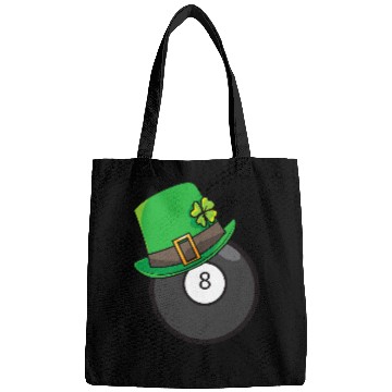 Discover Fun St Patricks Day Billiard Lucky Pool Player 8 Ball Bags