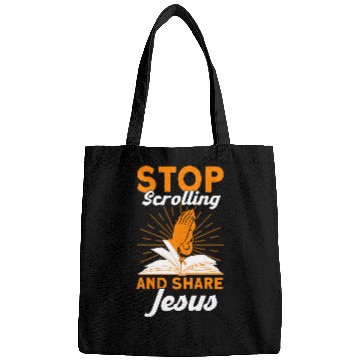 Discover Stop Scrolling And Share Jesus Bible Study Christian Bags