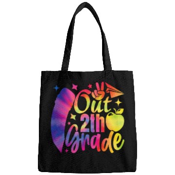 Discover Peace Out Second Grade Graduation Teacher Kids Graduation Bags