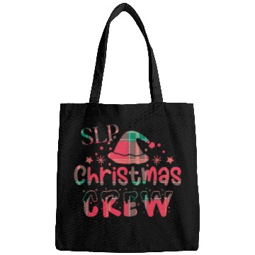 Discover SLP Christmas Crew Speech Therapy Funny vintages Ugly Sweater Bags