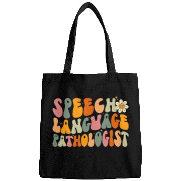 Discover SLP Speech Language Pathologist Retro Speech Therapy Bags