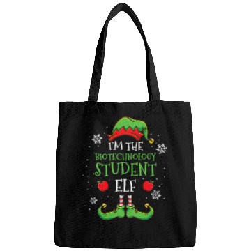 Discover Im The Biotechnology Student Elf Christmas Bags