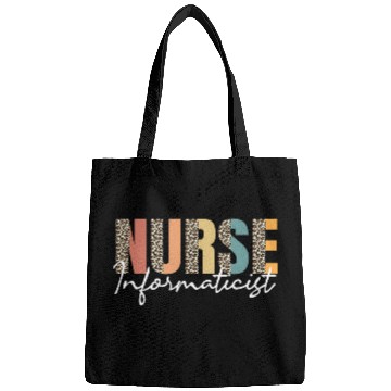 Discover nurses Informaticist Leopard Pattern Nursing Informatics Bags