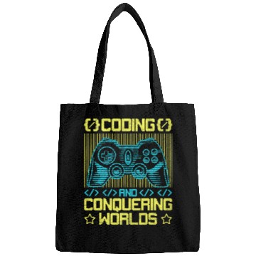 Discover Web Developer Gamer Nerd Video Gaming Computer Programmer 1 Bags