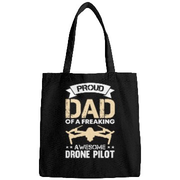 Discover Quadcopter Father Drone Pilot Dad 1 Bags