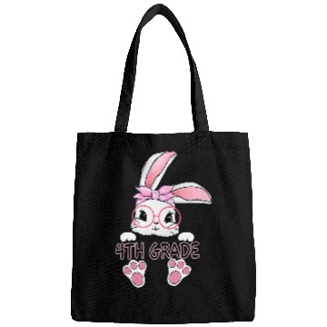 Discover Love Bunny 4th Grade Student Easter Spring Rabbit School Bags