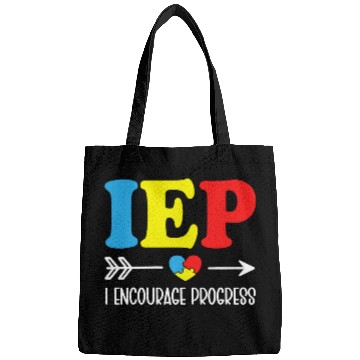 Discover IEP I Encourage Progress Special Education Teacher School 3 Bags