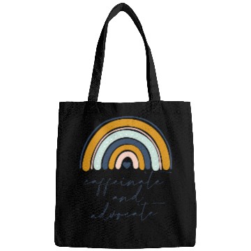 Discover Caffeinate And Advocate Awareness SLP Special Ed Worker Bags