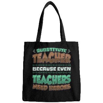 Discover Substitute Teacher Heroes Teaching Substitute Teacher Bags