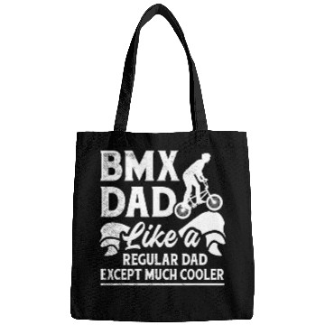 Discover Bmx biker cooler regular dad funny theme Bags