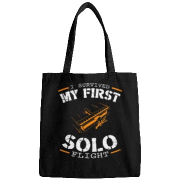 Discover I Survived My First Solo Flight Airplane Pilot Bags