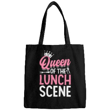 Discover Cafeteria Worker Queen Queen Of The Lunch Scene Bags