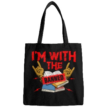 Discover Funny Banned Books Reading Book Lover Punk Bags