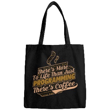 Discover Funny Coder Coding Software Engineer Coffee Programmer Bags