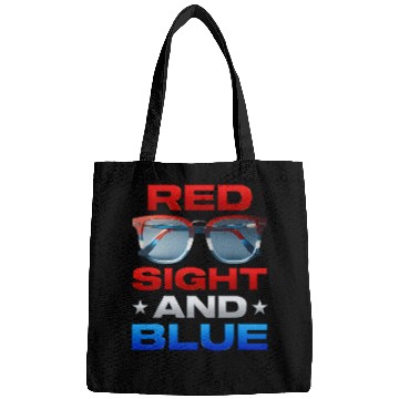 Discover Optometry 4th of July Optician Optometrist Red Sight Blue Bags