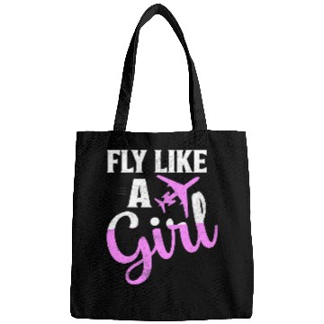 Discover Fly Like A Girl Aviation Pilot Airline Bags