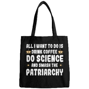 Discover Steminist Women Advocate STEM Student Science Coffee Lover Bags