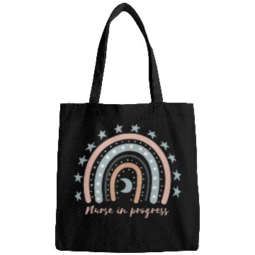 Discover nurses In Progress Nursing School Student Boho Rainbow Cute Bags