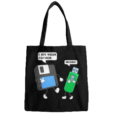 Discover USB Floppy Disk Im Your Father Funny Programmer Engineer Bags
