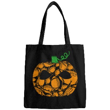 Discover Cool Pumpkin Rugby Lover Halloween Rugby Player Bags