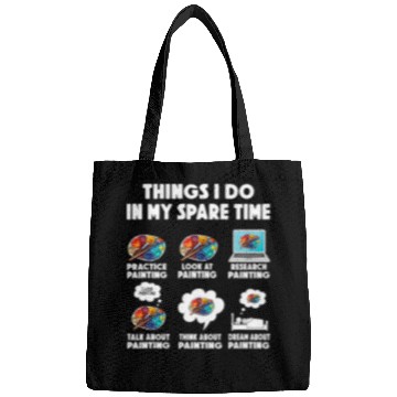 Discover Painting Art Painter Artist Things i do spare time Fungi Bags
