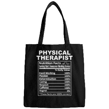 Discover Physical Therapist Nutritional Facts Label Physical Therapy Bags