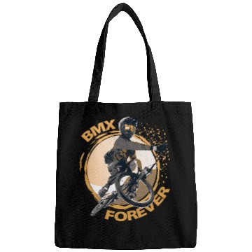Discover BMX FOREVER vintages retro bicycle racer Bags