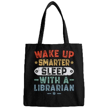 Discover Funny Librarian Design Humor Joke for Reading Book Lovers Bags