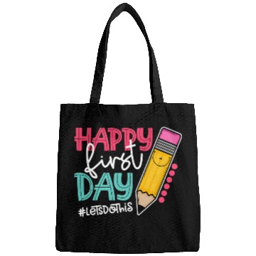 Discover Happy First Day Back To School Pupil Student Teacher Bags