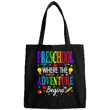 Discover Preschool Where The Adventure Begins Back To School Bags