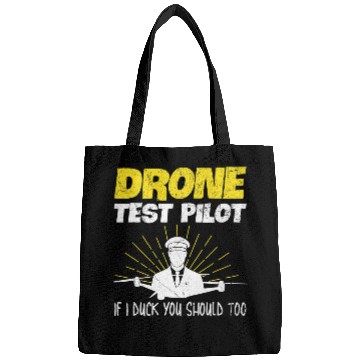 Discover Quadrocopter Flying Quote for a Drone Hobby Pilot Bags