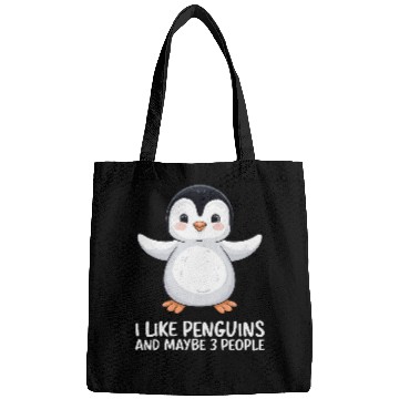 Discover I Like Penguins Maybe 3 People Bags