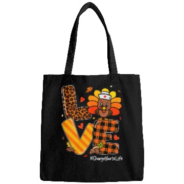 Discover Love nurses Life Fall Charge nurses Turkey Thanksgiving Day Bags