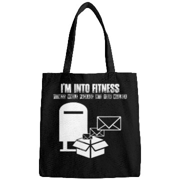 Discover Im Into Fitness Whole Package Postal Funny Postal Worker Bags