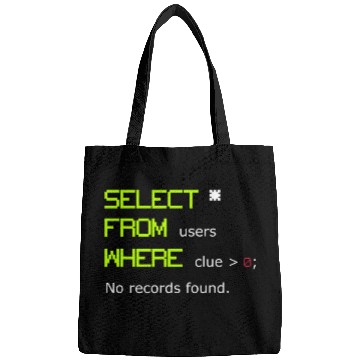 Discover Query SQL Database Programmer medicals Coder Healthcare Bags