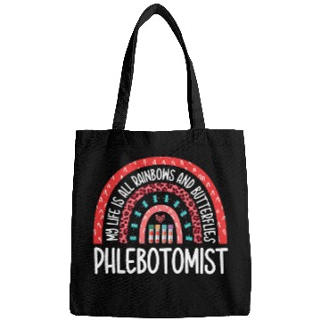 Discover Rainbows and Butterflies Phlebotomist Phlebotomy Tech RN Bags