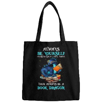 Discover book dragon always book dragon book lovers Bags