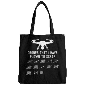 Discover Funny Drone Pilot vintages Drone 3 Bags